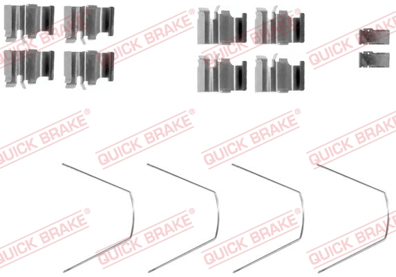 Quick Brake Rem montageset 109-1651