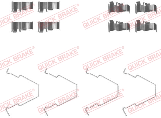 Quick Brake Rem montageset 109-1652