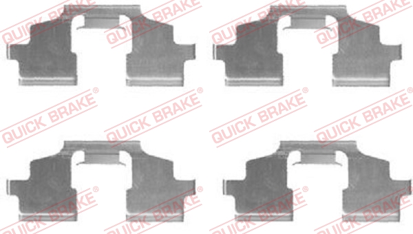 Quick Brake Rem montageset 109-1675