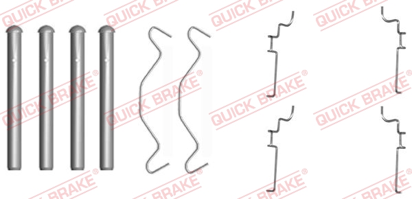 Quick Brake Rem montageset 109-1683