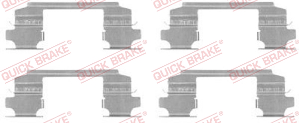 Quick Brake Rem montageset 109-1686