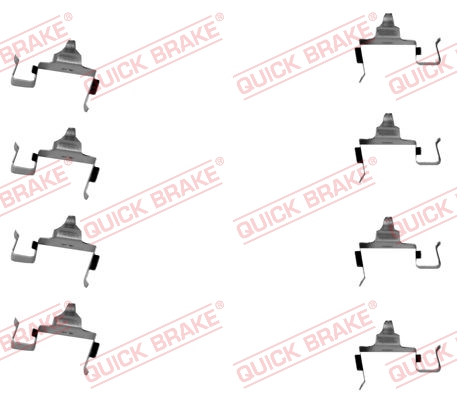 Quick Brake Rem montageset 109-1697