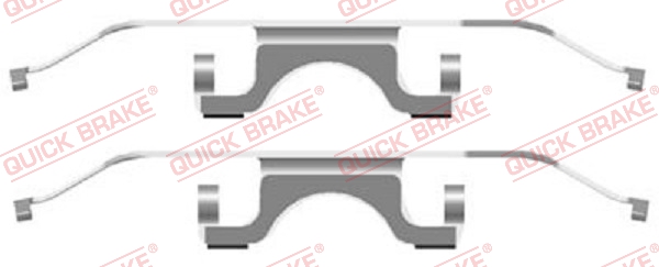 Quick Brake Rem montageset 109-1702