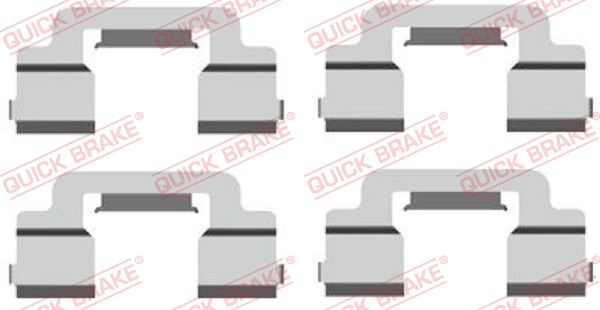 Quick Brake Rem montageset 109-1703