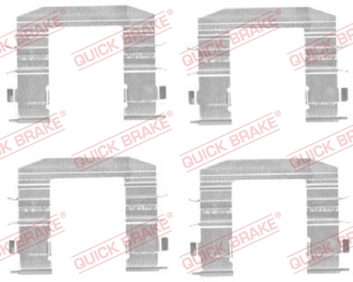Quick Brake Rem montageset 109-1708