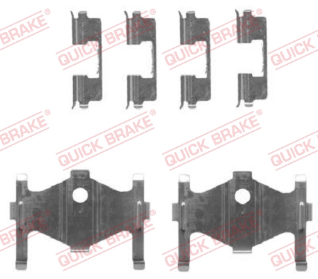 Quick Brake Rem montageset 109-1710