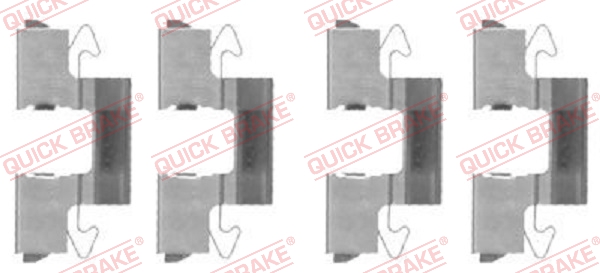Quick Brake Rem montageset 109-1714