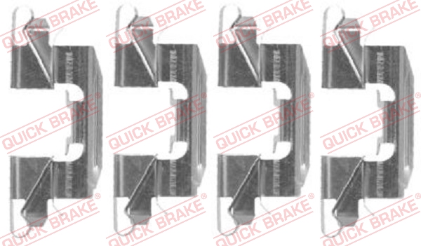 Quick Brake Rem montageset 109-1720