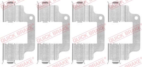 Quick Brake Rem montageset 109-1740