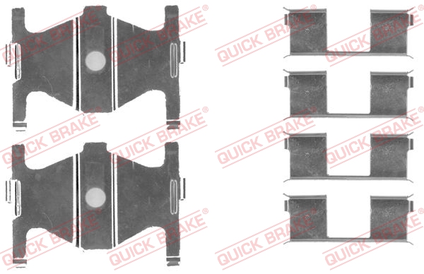 Quick Brake Rem montageset 109-1754