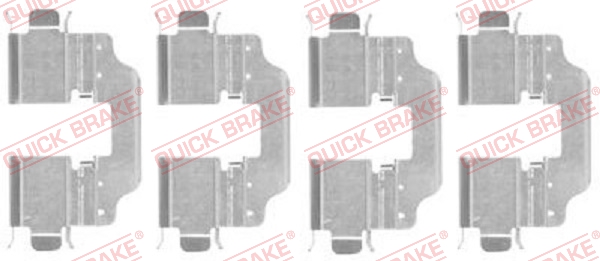 Quick Brake Rem montageset 109-1773