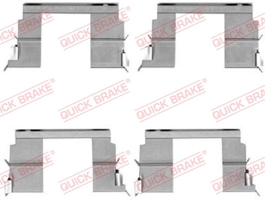 Quick Brake Rem montageset 109-1783
