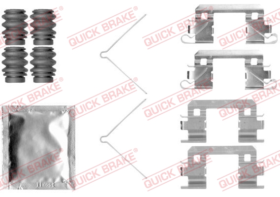 Quick Brake Rem montageset 109-1811