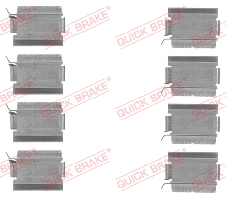 Quick Brake Rem montageset 109-1820