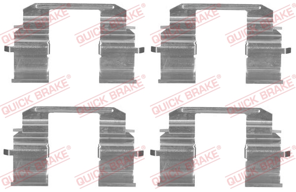 Quick Brake Rem montageset 109-1833