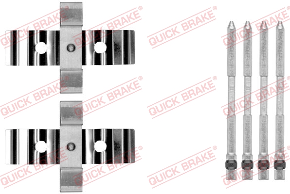 Quick Brake Rem montageset 109-1848