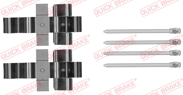 Quick Brake Rem montageset 109-1852