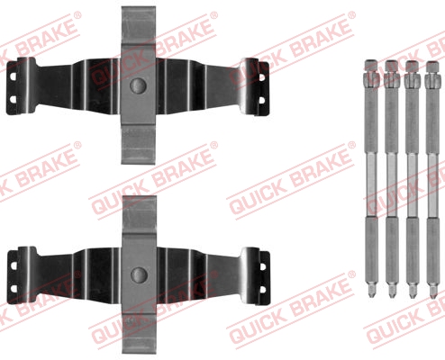 Quick Brake Rem montageset 109-1886