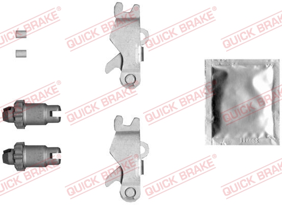 Quick Brake Remschoen ankerrol reparatieset 120 53 002