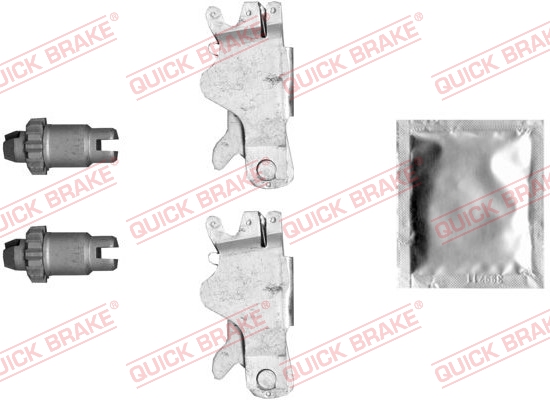 Quick Brake Remschoen ankerrol reparatieset 120 53 005