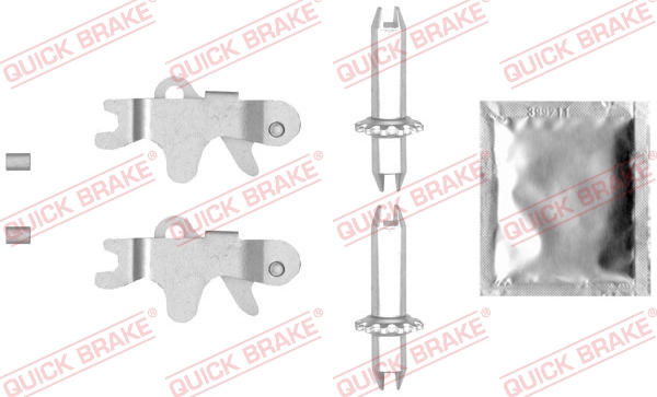 Quick Brake Remschoen ankerrol reparatieset 120 53 017