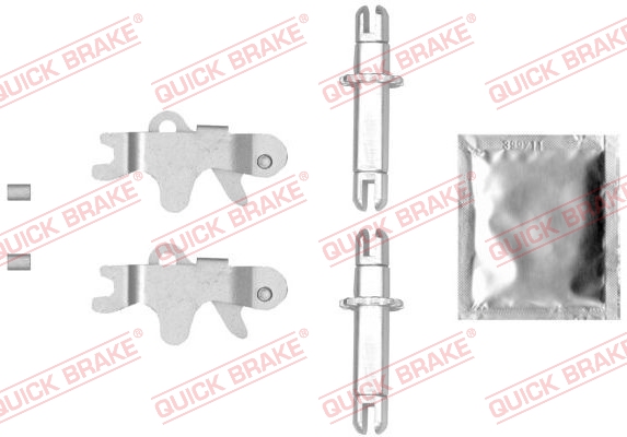 Quick Brake Remschoen ankerrol reparatieset 120 53 018