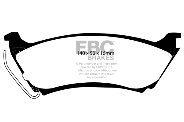 EBC Brakes Remblokset DP61233