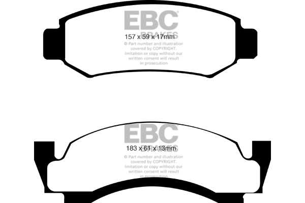 EBC Brakes Remblokset DP61261