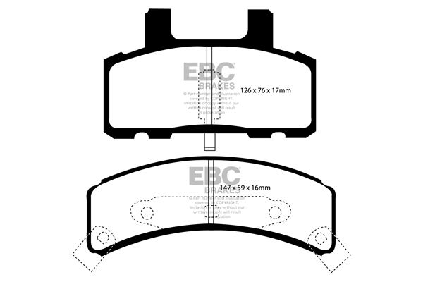 EBC Brakes Remblokset DP61273