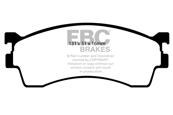 EBC Brakes Remblokset DP1409