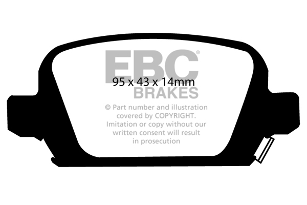 EBC Brakes Remblokset DP1410