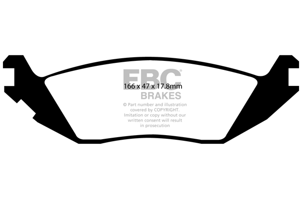 EBC Brakes Remblokset DP41639R