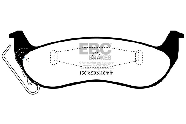 EBC Brakes Remblokset DP21677