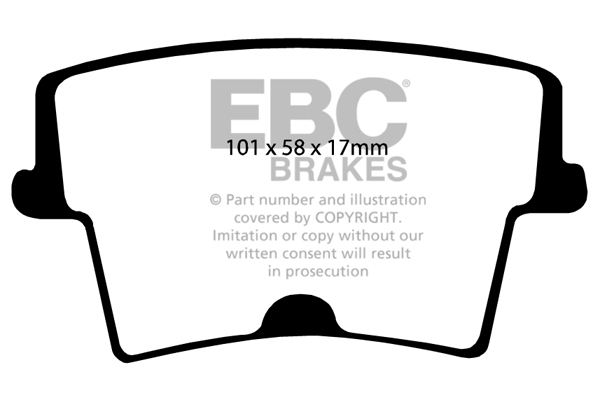 EBC Brakes Remblokset DP31722C