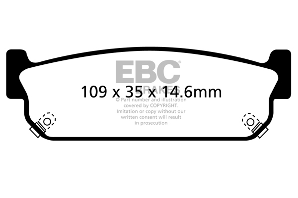 EBC Brakes Remblokset DP41784R