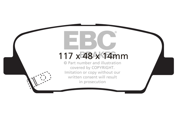 EBC Brakes Remblokset DP31806C