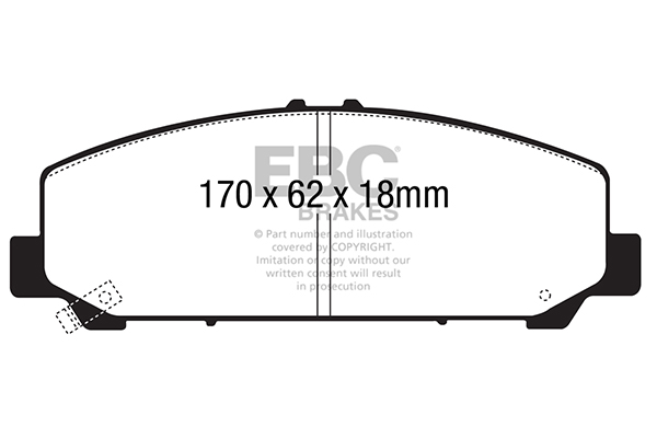 EBC Brakes Remblokset DP1808