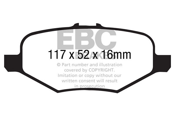 EBC Brakes Remblokset DP21887