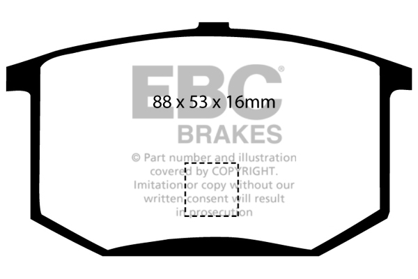 EBC Brakes Remblokset DP4298R