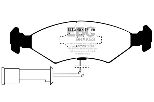 EBC Brakes Remblokset DP389