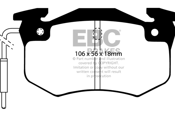 EBC Brakes Remblokset DP458