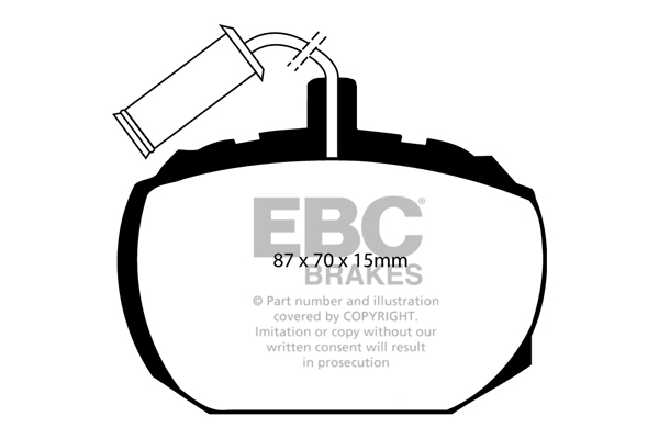 EBC Brakes Remblokset DP474