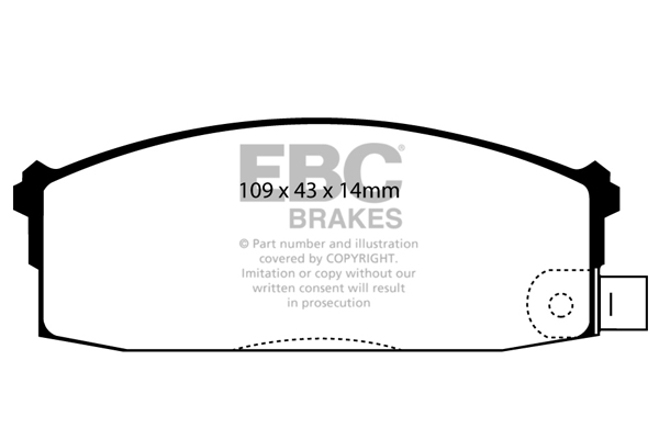 EBC Brakes Remblokset DP526