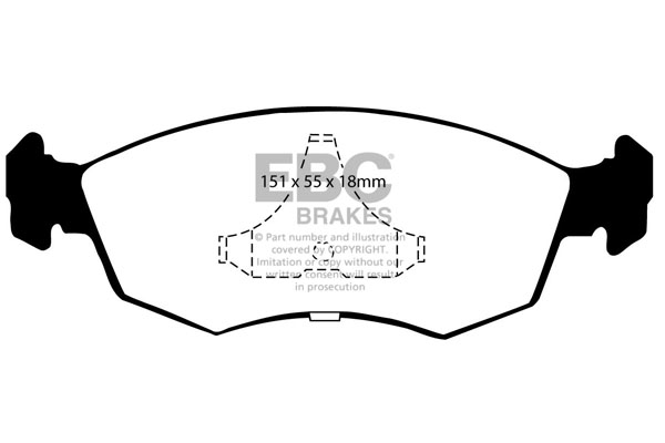 EBC Brakes Remblokset DP4605/2R