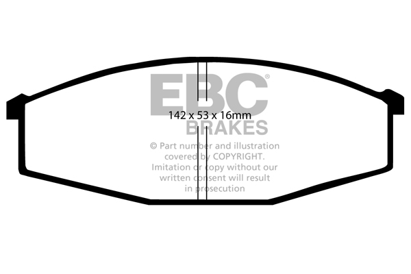 EBC Brakes Remblokset DP641