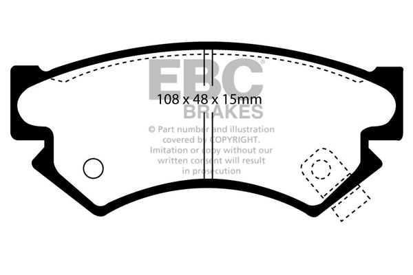 EBC Brakes Remblokset DP822