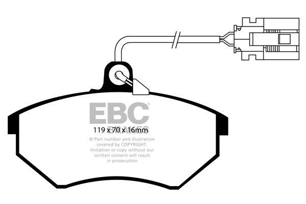 EBC Brakes Remblokset DP841/3