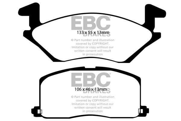 EBC Brakes Remblokset DP879