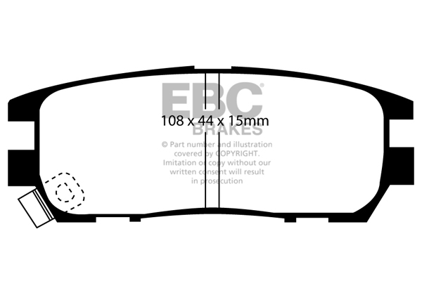 EBC Brakes Remblokset DP6958