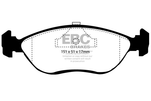 EBC Brakes Remblokset DP989